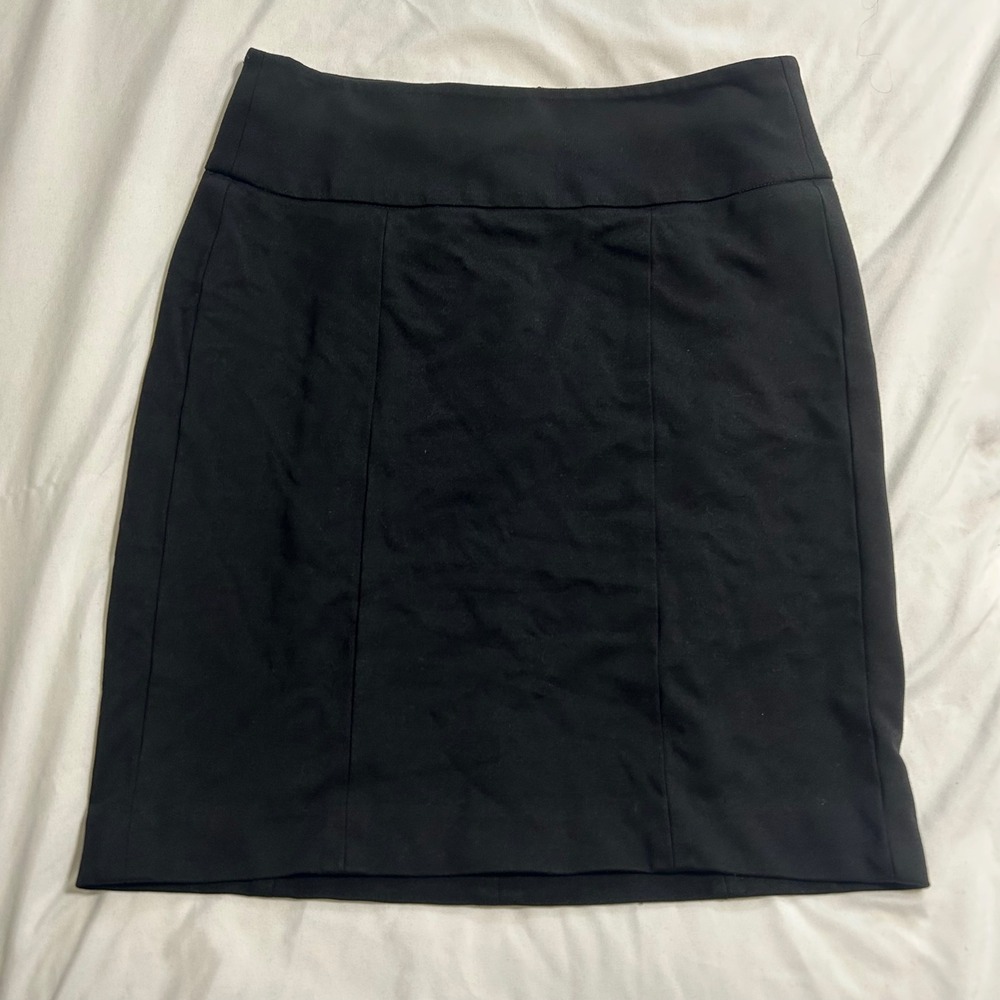 Cabi Black Pencil Skirt Womens Size 6 Career Professional Workwear Mini Skirt